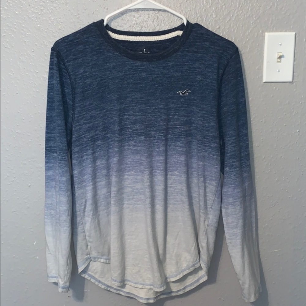 Worn hollister ombré shirt